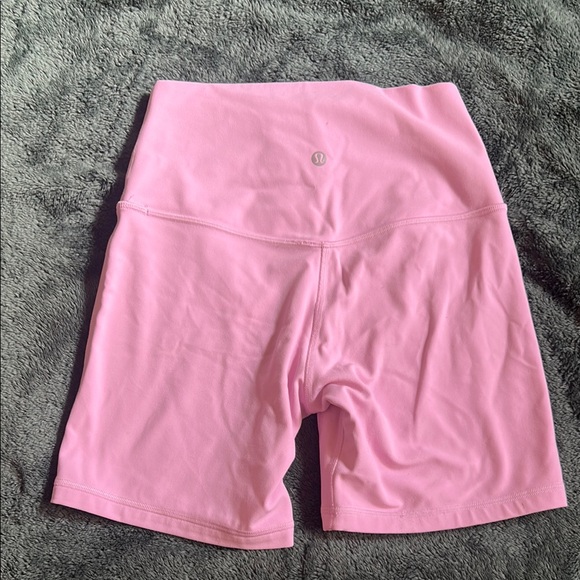 Lululemon Pink Workout Set: Size 8 Top and Size 6 Shorts - Picture 3 of 7